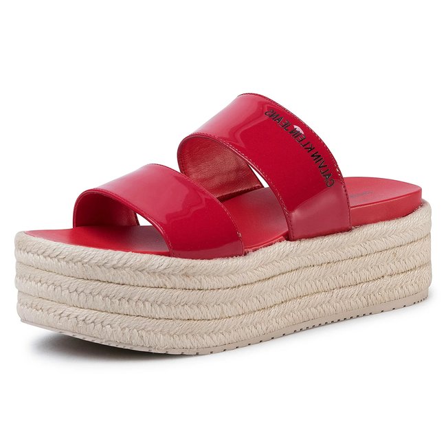 Luxusní Frances espadrilky, Červená barva, 36, 38, 39