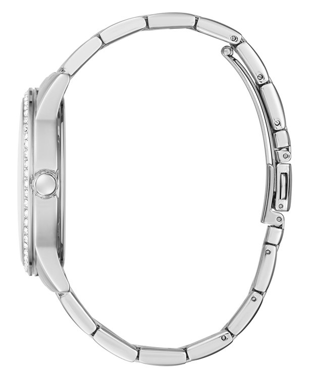 Luxusní Hodinky Logo Analog, Stříbrná barva, UNI