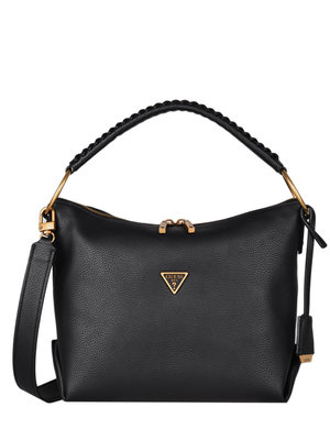 Luxusní Maimie hobo kabelka, Černá barva, T/U/1