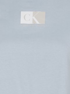 Luxusní Two tone logo tričko, Modrá barva, XS, S, M