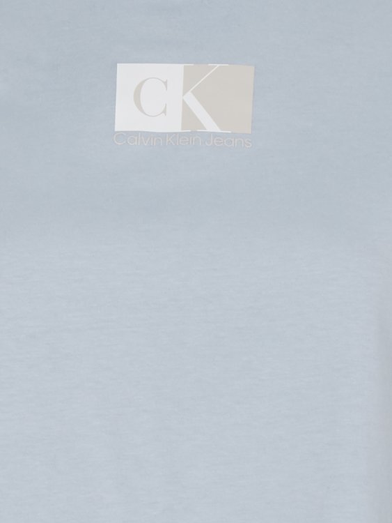 Luxusní Two tone logo tričko, Modrá barva, XS, S, M