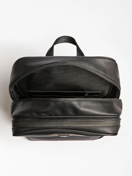 Módní Certosa batoh, Černá barva, 2022