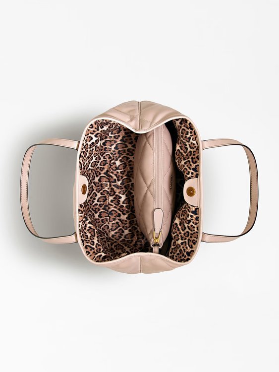 Módní Vikky kabelka, Béžová, Růžová barva, 2022