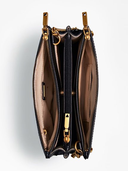 Módní Amantea crossbody, Černá barva, 2022