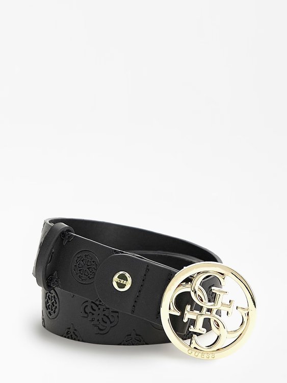 GUESS – La Femme pásek, Černá barva
