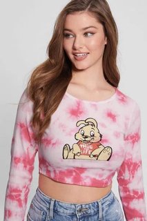 Luxusní Banksy Bunny triko, Růžová barva, XS, S, M