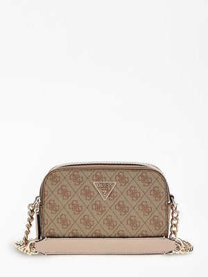 GUESS – Noelle crossbody, Hnědá barva
