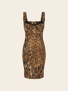 Marciano, Hnědá, Zvířecí  barva Purfection šaty