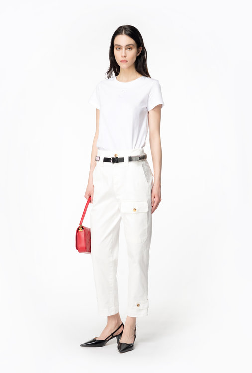 Bussolotto triko – Pinko, Bílá barva Ženy