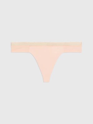 Calvin Klein Underwear – Sed Comfort Light tanga, Růžová barva