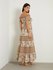 Módní Giuditta Embro Long šaty, Béžová, Hnědá barva, 2024