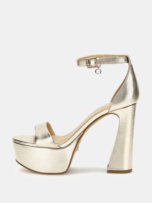 Idas sandály – GUESS, Zlatá barva Ženy