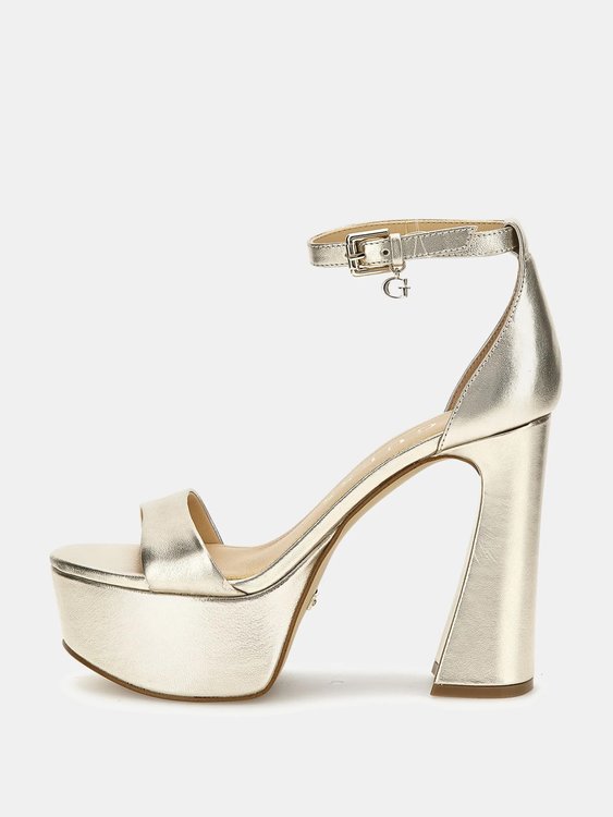 Idas sandály – GUESS, Zlatá barva Ženy