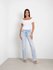Paulette Flare jeans – GUESS, Modrá barva Ženy