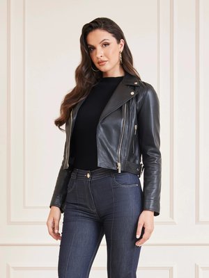 Marciano – Luana kožená bunda, Černá barva