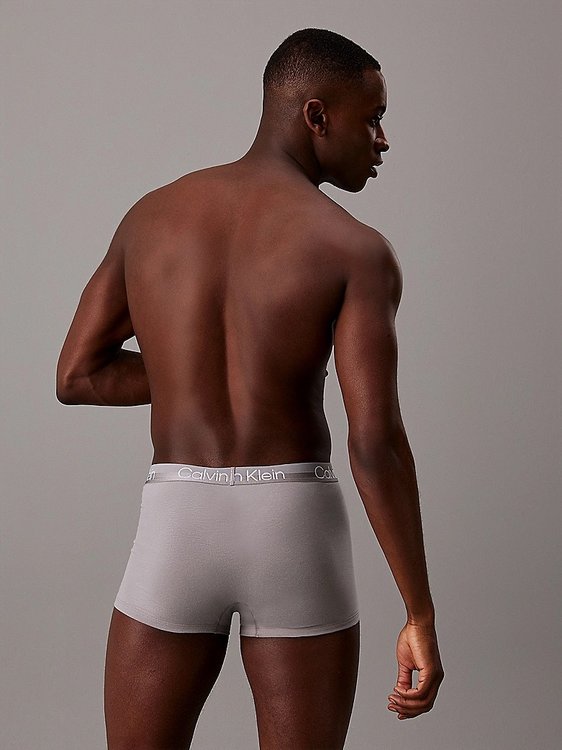 Módní Structure Cotton boxery 3ks, Červená, Modrá, Šedá barva, 2024