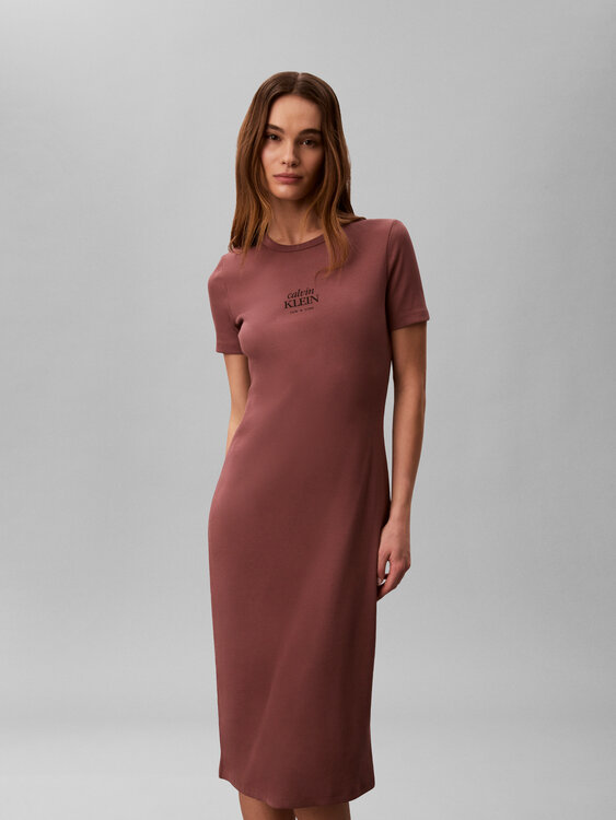 LV044F241G-41J šaty s/s – Calvin Klein Jeans Ženy