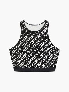 Jersey top Bílá, Černá barva Ženy, Ženy