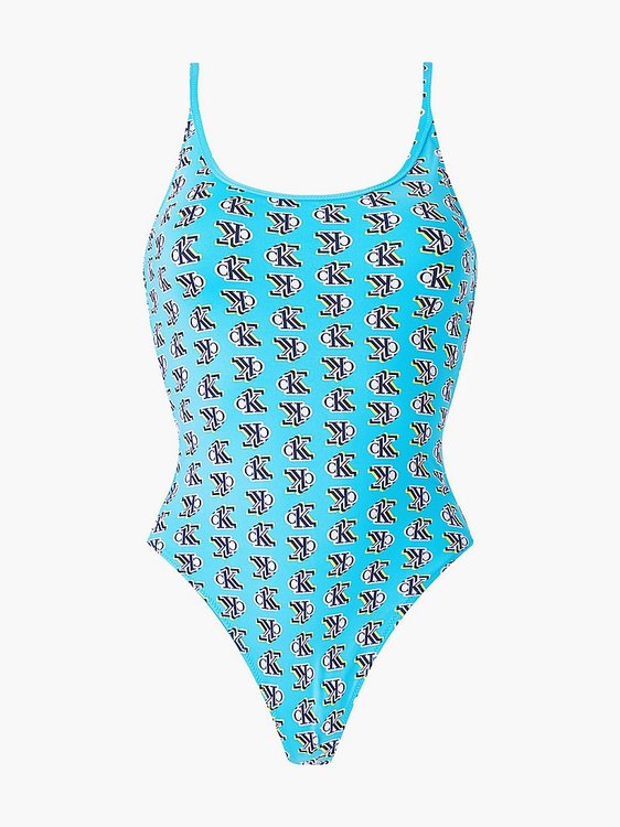 Calvin Klein Swimwear – KW0KW01407-0HB plavky jednodílné SCOOP BACK O