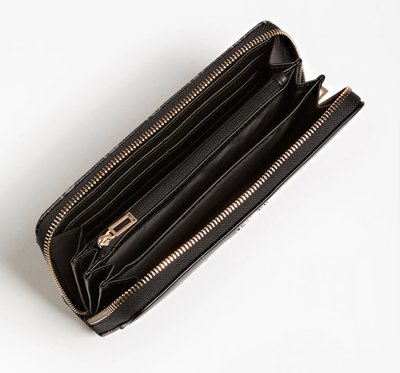 Kasinta peněženka – Guess, Černá barva Ženy