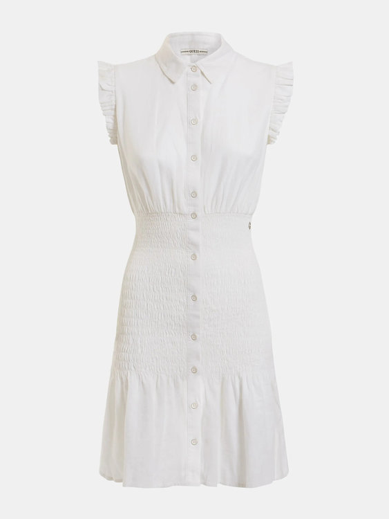 Teodora šaty Bílá barva Ženy