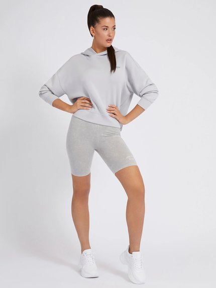 Módní Alyssa biker šortky, Šedá barva, 2022