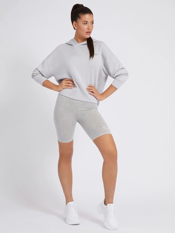 Módní Alyssa biker šortky, Šedá barva, 2022