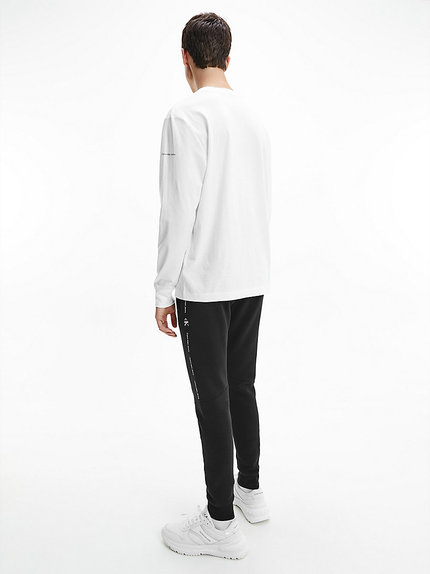 Luxusní Repeat Logo tričko, Bílá barva, XS, S, M, L, XL, XXL