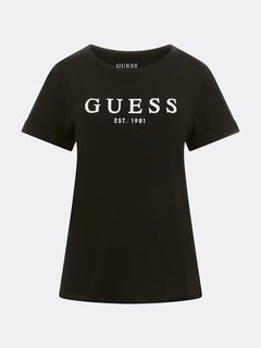 Luxusní Guess 1981 triko, Černá barva, XS, S, M