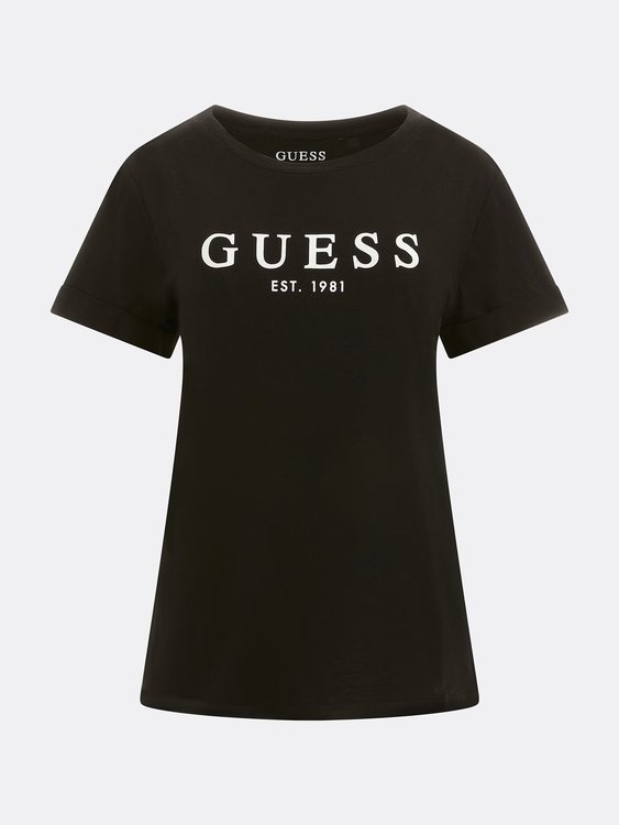 Luxusní Guess 1981 triko, Černá barva, XS, S, M