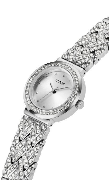 Luxusní Treasure hodinky, Stříbrná barva, UNI