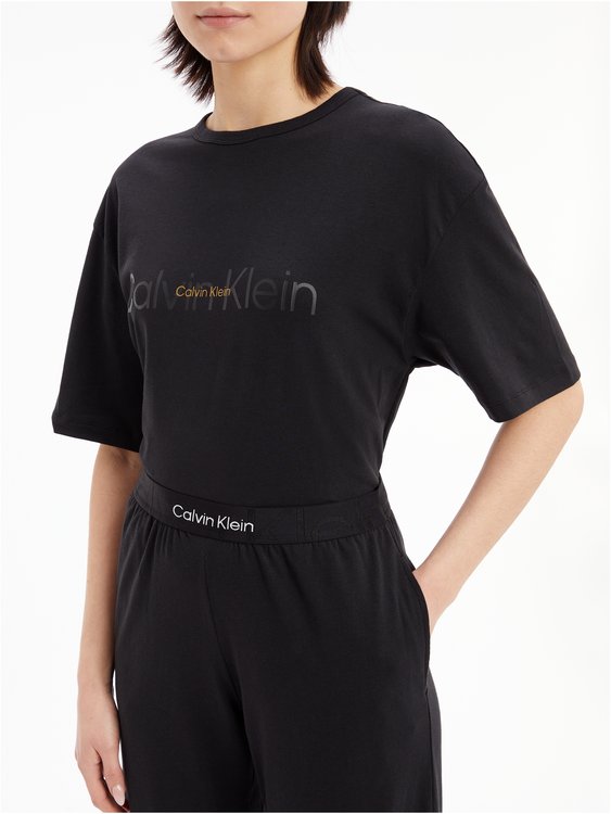 Módní 000QS6916E-UB1 pj triko S/S a kalhoty, 2022