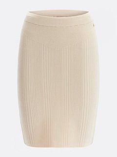 Luxusní Alcosta sukně, Krémová barva, XS, S