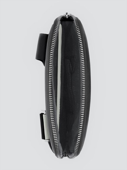 Módní Certosa crossbody, Černá barva, 2023