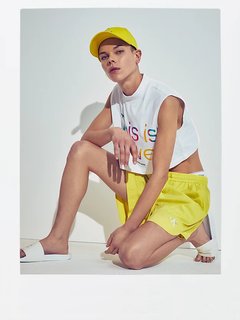 Monologo Nylon šortky – Calvin Klein Jeans, Neonová, Žlutá barva Muži 1