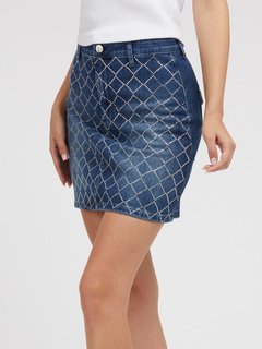 Luxusní Carlie sukně, Modrá barva, 25, 26, 27, 28, 29