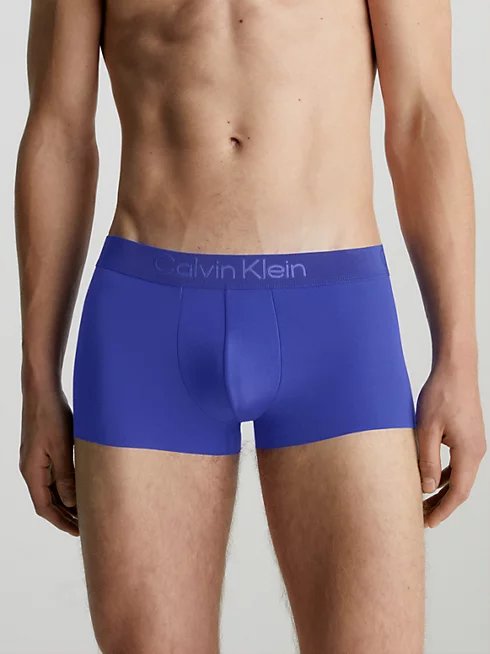 CK Black Cotton boxery – Calvin Klein Underwear, Modrá barva Muži