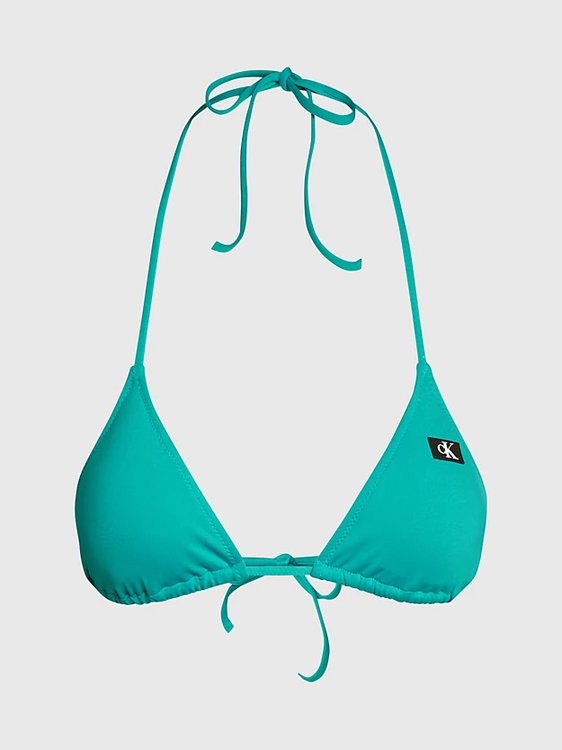 Calvin Klein Swimwear – Monogram plavky, Modrá, Tyrkysová, Zelená barva