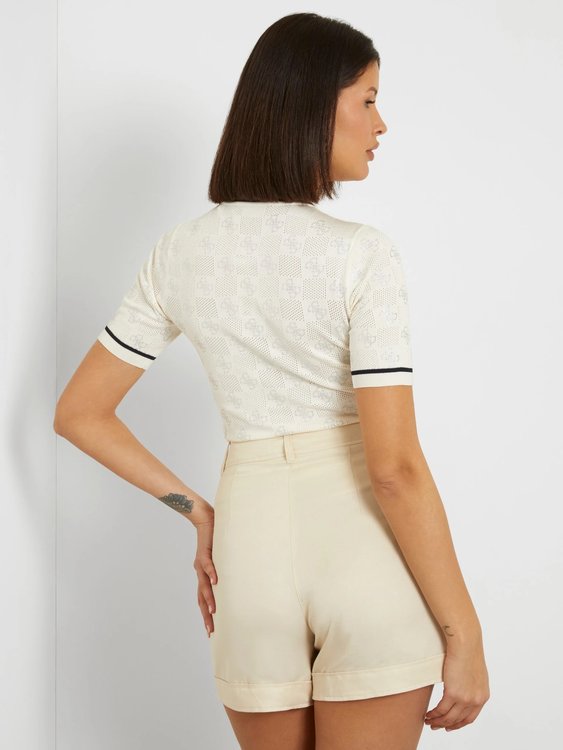 Rosie 4G svetr – GUESS, Krémová barva Ženy