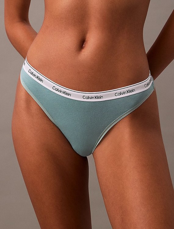 Módní Modern Logo tanga 3ks, Růžová, Bílá, Modrá barva, 2024