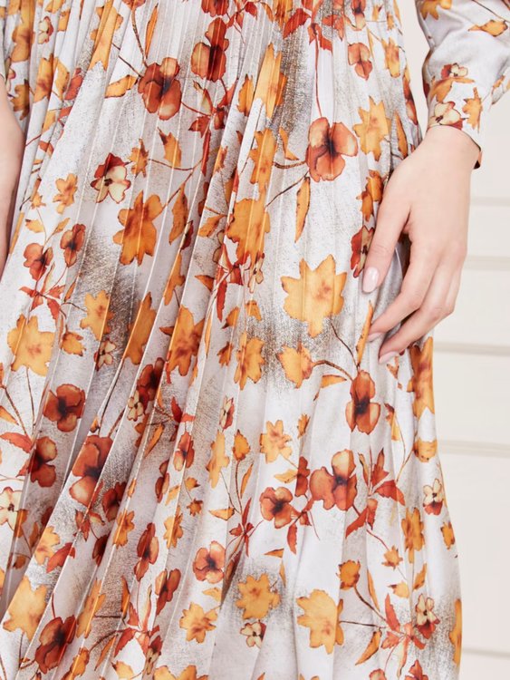 Luxusní Giselle sukně, Oranžová barva, 40, 42