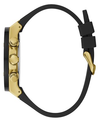 Hodinky Poseidon – Guess, Černá, Zlatá barva Muži