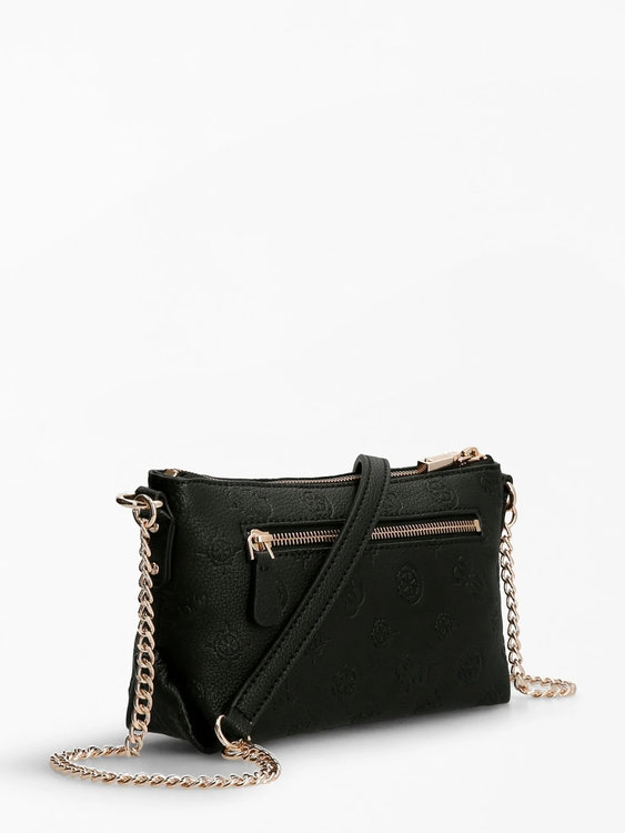 Luxusní Helaina crossbody, Černá barva, T/U