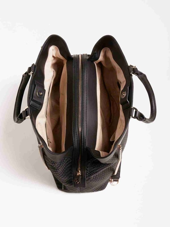 Luxusní Downtown kabelka, Černá barva, T/U/1, T/U 1