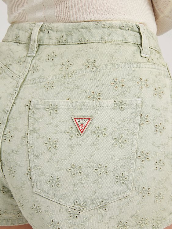 Luxusní Claudia kraťasy, Zelená barva, 25, 26, 27, 28, 29, 30