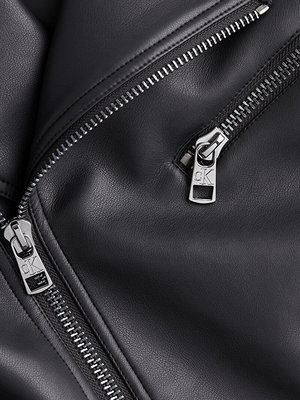 Biker bunda – Calvin Klein Jeans, Černá barva Muži