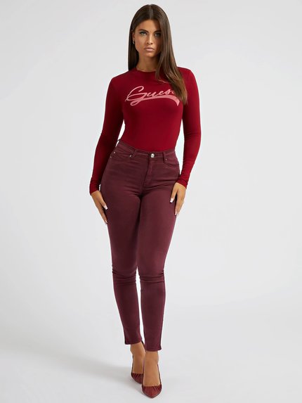 Módní Alexandra body, Červená barva, 2022