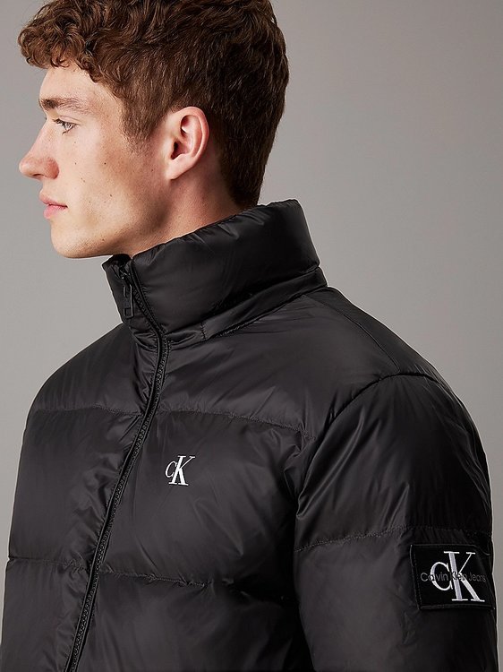 Módní Essentials Down bunda, Černá barva, 2024