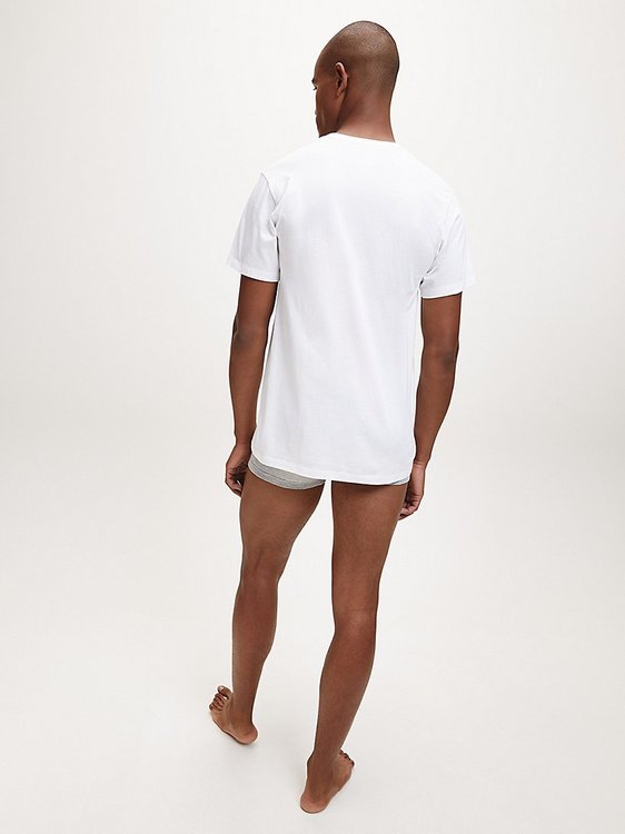 Módní Tričko 3ks, Bílá, Černá, Šedá barva, BASIC                                   