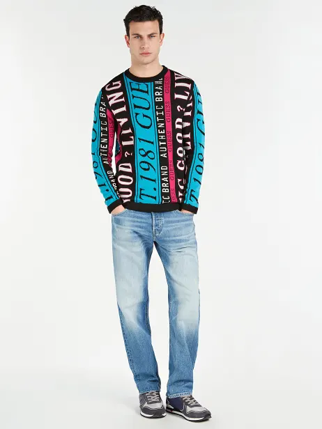 Hawn jeans – Guess, Modrá barva Muži, Muži